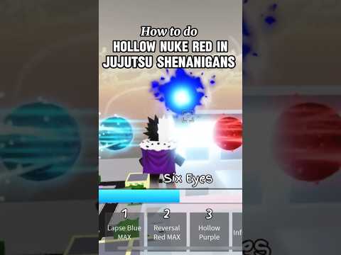 Hollow Nuke Red 💯 #jujutsushenanigans #roblox #fyp #jujutsukaisen #foryou #hollowpurple