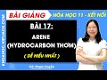 Bài giảng Hóa học 11 Bài 17. Arene (Hydrocarbon thơm)