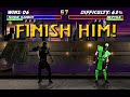 Ultimate Mortal Kombat Trilogy Noob Saibot Playthrough Genesis Mode