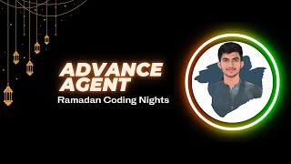 Building an Advance Agent using UV, OpenAI Agents SDK, and Chainlit | Ramadan Coding Nights