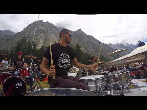 Rockin'1000 Summer Camp | Power Medley | Drum Cam Tony Pacati