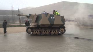 preview picture of video 'ASPHM - HOTCHKISS 105 mm 39H(f), EcRhin Gambsheim'