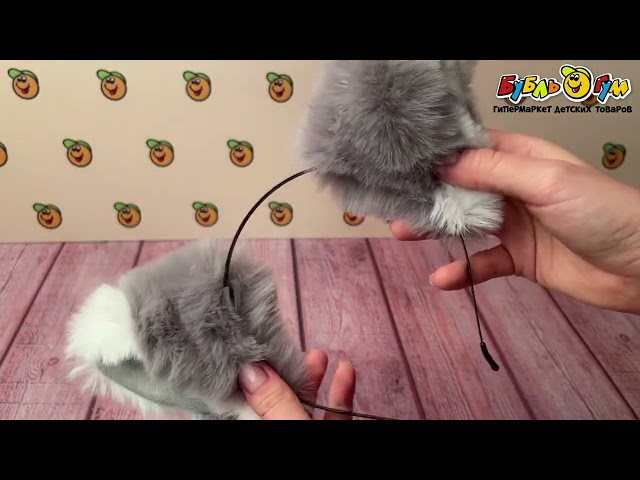 Ободок карнавальный Кошечка в ассортименте - видео