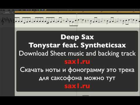 Tonystar feat. Syntheticsax – Deep Sax (sheet music and backing track)