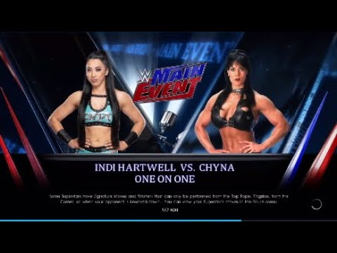 WWE Main Event| Indi Hartwell vs Chyna WWE2K22
