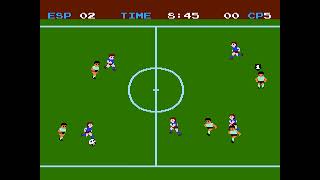 Soccer (Famicom Disk System, 1986) – Full Game Session Single Player Highest Difficulty Clear ⚽🏟️🎽