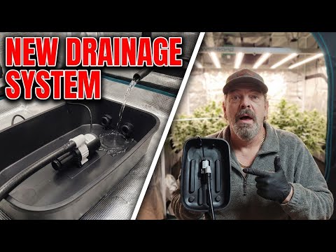 5x5 Drainage System Setup with Mars Hydro | Plant Update