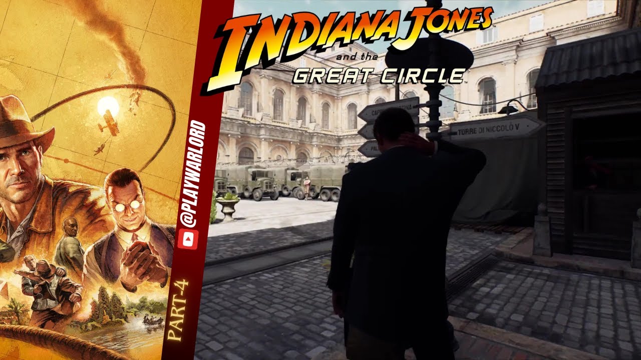 Indiana Jones and The Great Circle  Part 4 @PlayWarlord #indianajonesgame #viralvideo