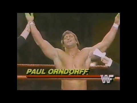 Paul Orndorff in action   Championship Wrestling Feb 2nd, 1985
