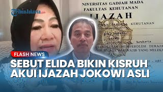 Kubu Roy Suryo Geram Elida Netti Sebut Ijazah Jokowi Asli: Pernyataan Dinilai Dibuat-buat