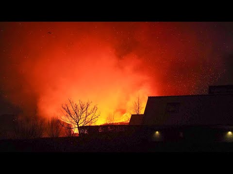 Brandweer met spoed naar een Zeer Grote Brand aan de Lutterweg in Oijen