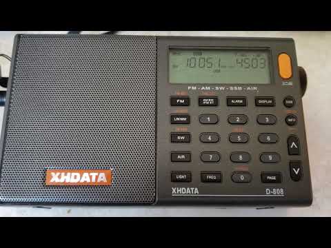Gander radio 10051 kHz USB Shortwave on XHDATA D808 receiver