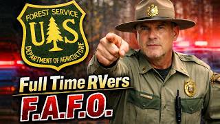 🚨US Forest Service ban on Full-time RVers! Is it A Myth ? Will You Get Arrested? #rvlife #nomad