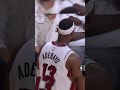Bam Adebayo Receives Flagrant 1 call for contact on Jayson Tatum After the Whistle! #shorts #viral