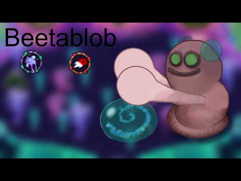 Beetablob - Double-element Ethereal Monster of Plasma and Wrath - My Singing Monsters - Fanmade
