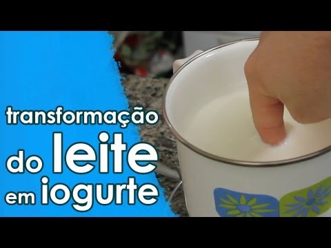 A transformação do leite em iogurte (EXPERIÊNCIA + receita) Video