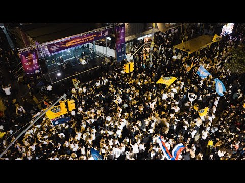 Drone View: Epic Dance Simchas Beis Hashoeva Crown Heights