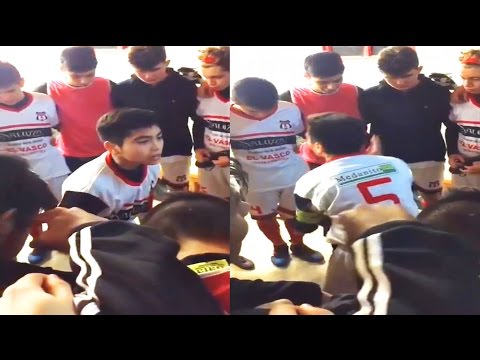 La motivadora arenga de un Pequeño Capitán a sus compañeros | Fútbol Social