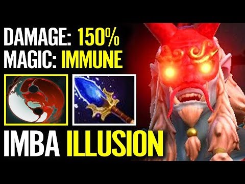 IMBA illusion New Grimstroke Scepter - That Actually Worked? 7.22 scepter Dota 2