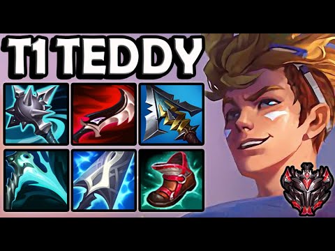 T1 Teddy EZREAL ADC vs TRISTANA - Patch 11.8 Ranked Korea ✅