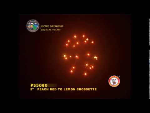 SC125CR05 - 5 INCH SHELL - WIZARD FIREWORKS - PS5080