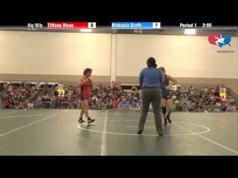 FILA Cadet 49 kg / 108 lbs. - Tiffany Rivas vs. Makayla Groth