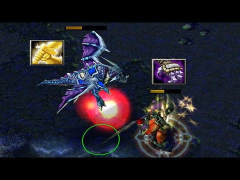 DOTA DRAGON KNIGHT vs SVEN: CLASH OF TITANS (HARD FIGHT)