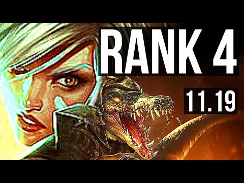 RIVEN vs RENEKTON (TOP) | Rank 4, 8/1/7, Dominating | NA Challenger | v11.19