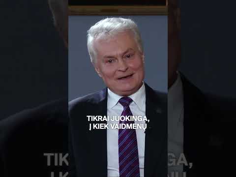 Gitanas Nausėda: „Juokinga, į kiek vaidmenų pretenduoja ponas Jansonas“ #15min #shorts