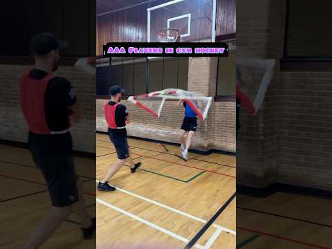 AAA players in Gym Hockey #pavelbarber #hockey #gym #school