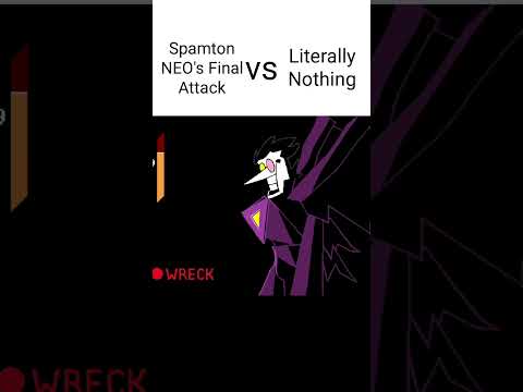 Spamton NEO vs Literally Nothing #deltarune #undertale #deltarunechapter2 #tobyfox #shorts #ut #sans