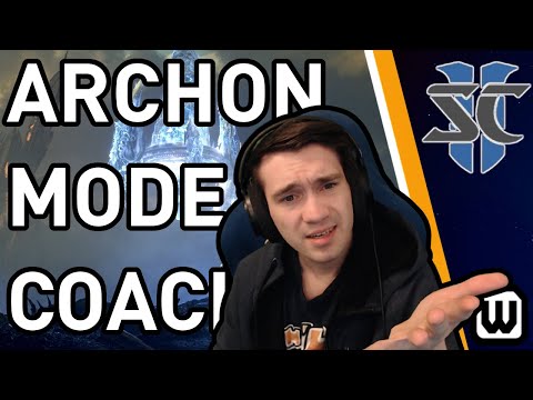 Starcraft 2 ARCHON MODE "COACHING" | WARNING: Do Not Try At Home