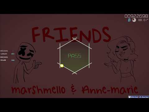 playing osu #47 - marshmallow - FRIENDS