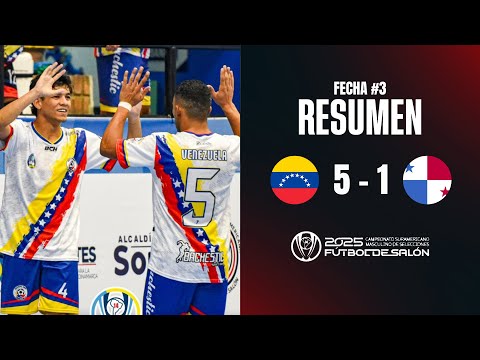 Summary of matchday 3: VENEZUELA VS PANAMA (South American Men's Futsal Championship)