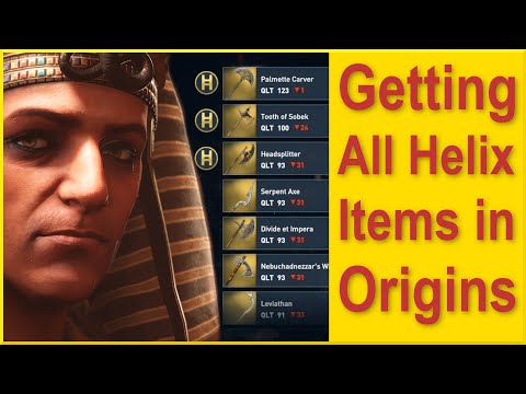 Assassins Creed Origins - How to get all Helix Items in 2024 - Infinite XP Glitch + Money Glitch!