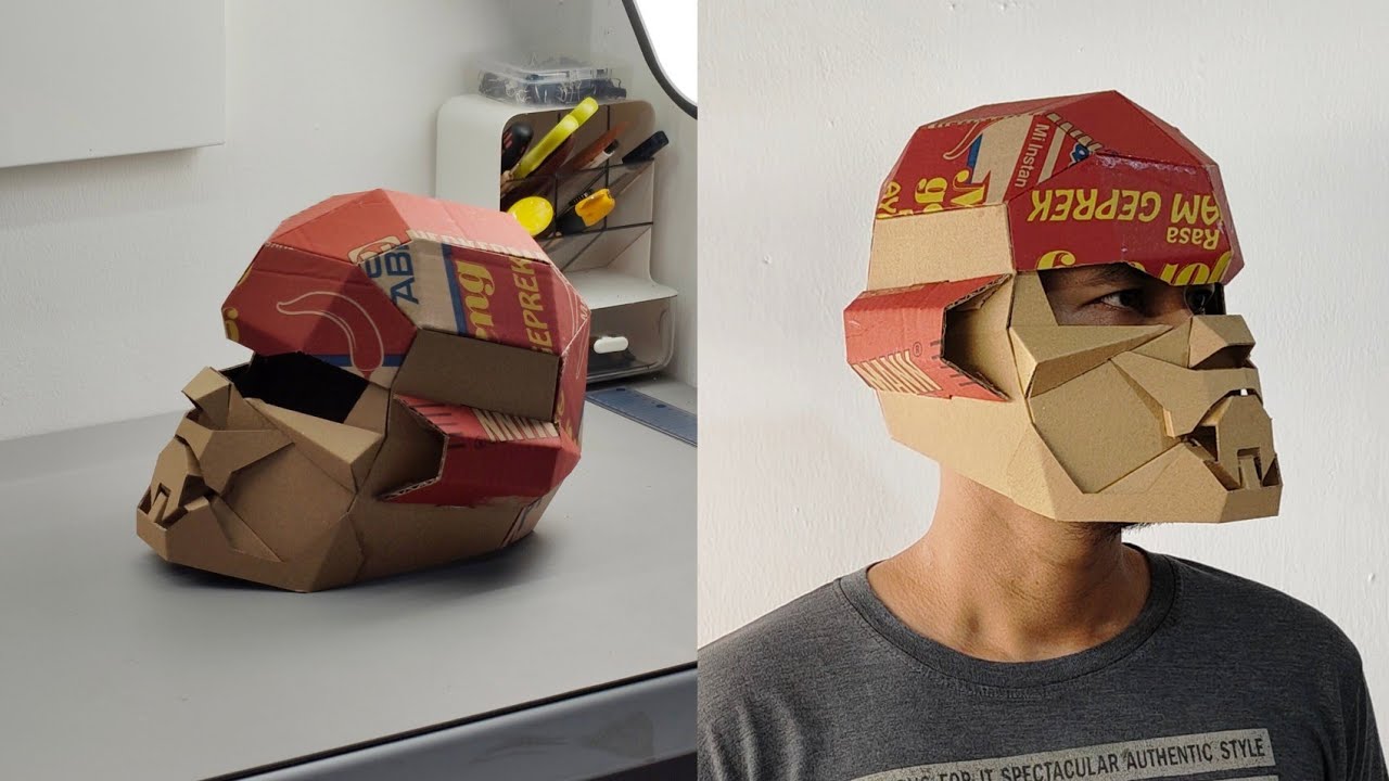 Robot Face Helmet Video Walkthrough