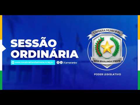 30ª Sessão Ordinária da Camara municipal de Nova Brasilândia D` Oeste