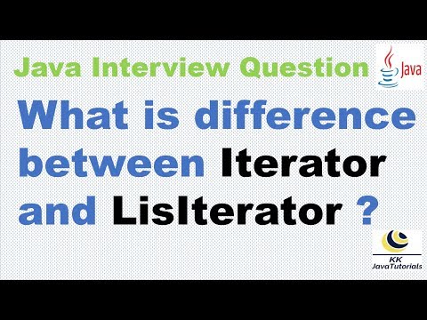 Iterator Vs Listiterator In Java