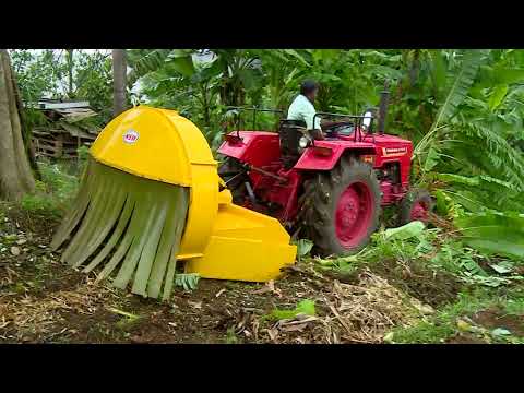Banana Tree Shredder Machine