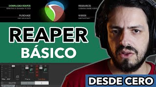 Cómo instalar y usar REAPER desde cero en Español