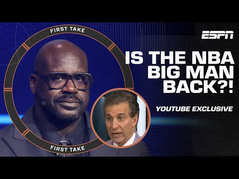 Does Mad Dog agree with Shaq saying the NBA big man ISN'T BACK?! 🤨 | First Take YouTube Exclusive
