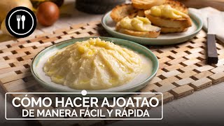 Ajoatao de Jaén, receta tradicional española fácil y sorprendente