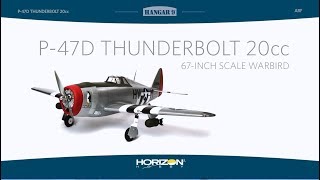 Hangar 9 P-47D Thunderbolt 1.7m 20cc ARF