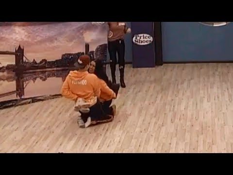 Fernando y Silvia actuando juntos en actividad - La Academia 2018