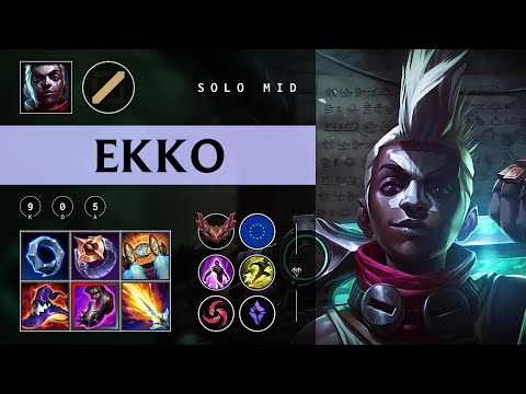Ekko Mid vs Cho'Gath - EUW Grandmaster Patch 25.24