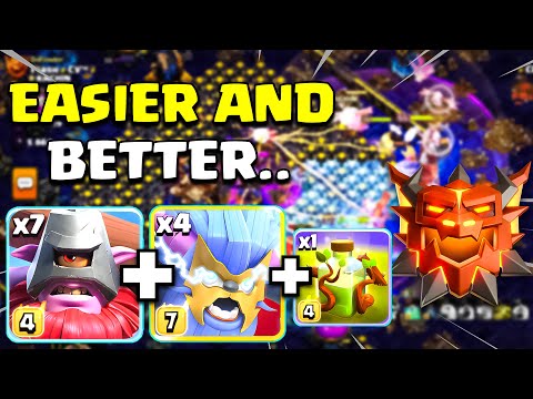 NEW RANK BATTLE Attack Strategy 🏆 - THROWER + SUPER YETI TH18 Attack Strategy Clash of Clans