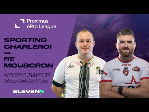 NL | Sporting Charleroi - RE Mouscron (Proximus ePro League - Speeldag 15)