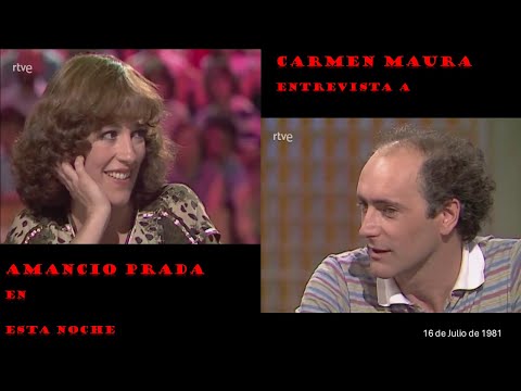1981 0716 Carmen Maura entrevista a Amancio Prada