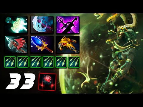 33 Medusa Unkillable Monster - Dota 2 Pro Gameplay [Watch & Learn]