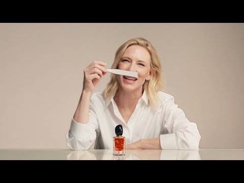Cate Blanchett reveals the essence of the new SÌ PARFUM